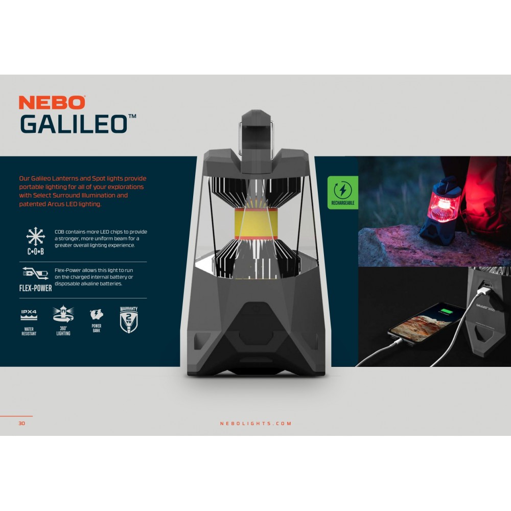 NEBO GALILEO 500 LUMENS