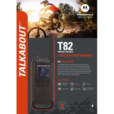 MOTOROLA T82 GO ADVENTURE TWIN (Σετ των 2)